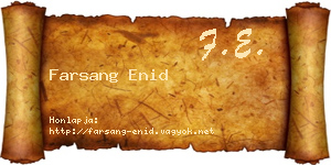 Farsang Enid névjegykártya